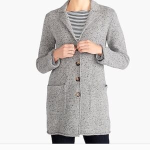 J. Crew Mercantile Wool-blend Donegal Sweater Coat, XL